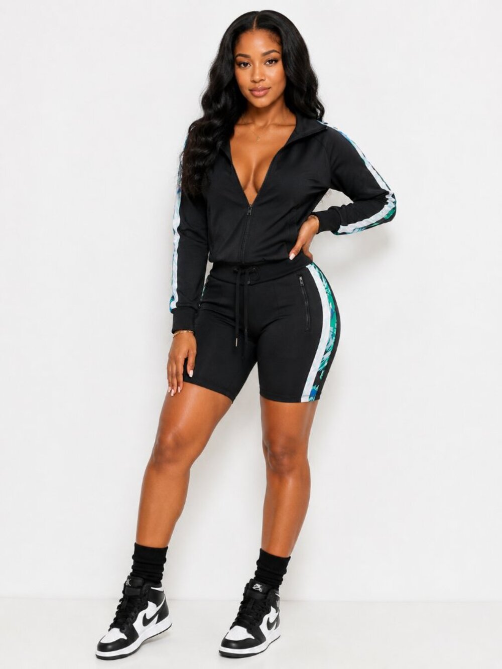 Two-piece Jacket & Short Set